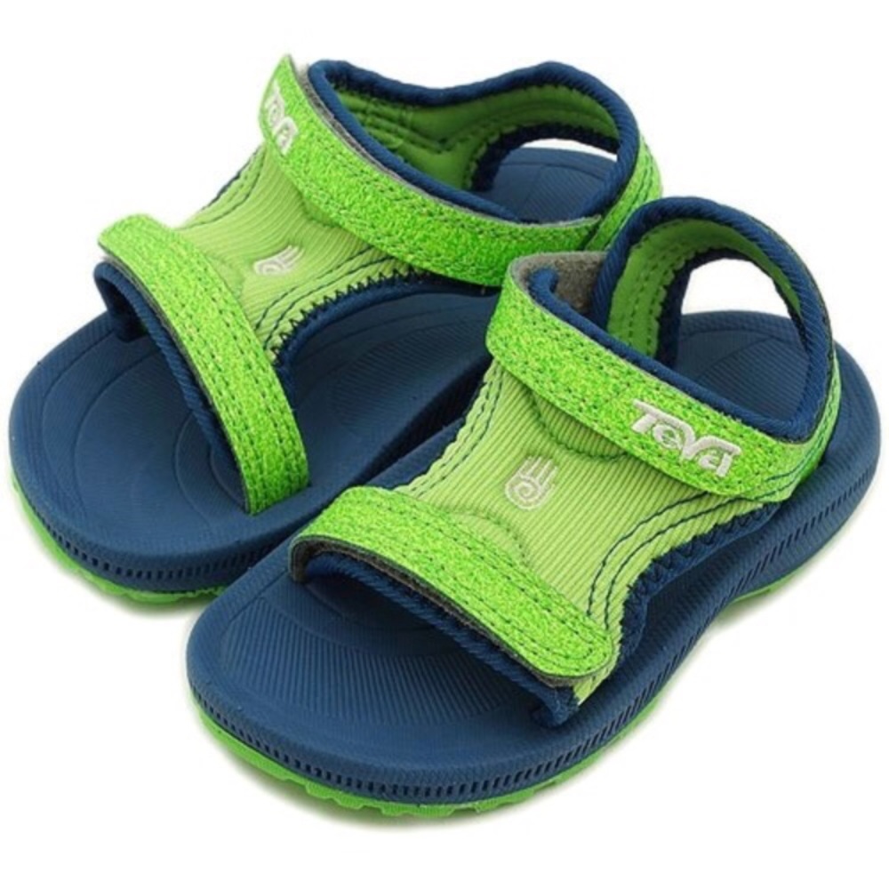 Teva Psyclone Blue + Green Strap Toddler Sandals